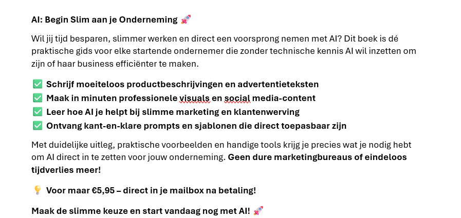 AI Begin slim aan je onderneming E-book